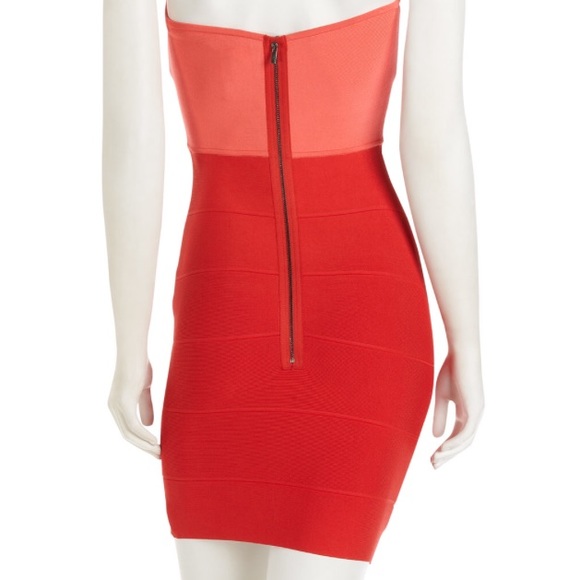 BCBGMAXAZRIA Aloyan Orange Dress - Picture 2 of 2