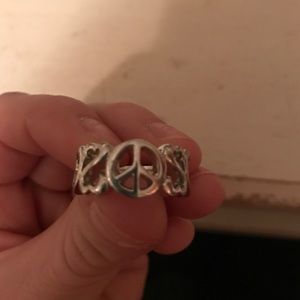 Jane Seymour Peace, Heart, & Open heart ring