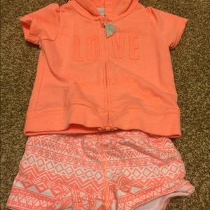 Shirt and short sleeve jacket