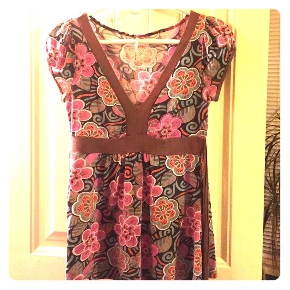 vintage floral print blouse