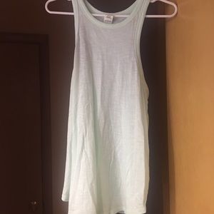 Love Pink Turquoise Muscle Tee