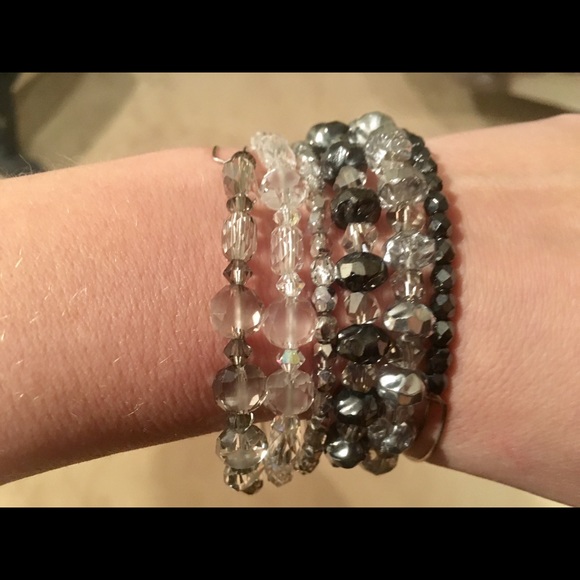 Set of 6 Alex & Ani Glitz bangles