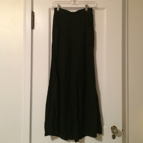 Black CP Shades Linen Pants