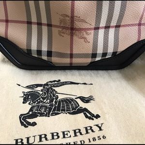 Authentic Burberry leather cross body bag