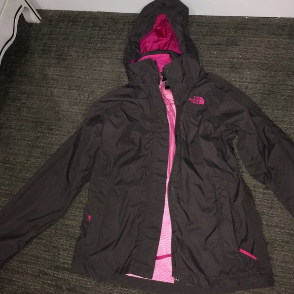 Girls Large (14/16) north face wind breaker