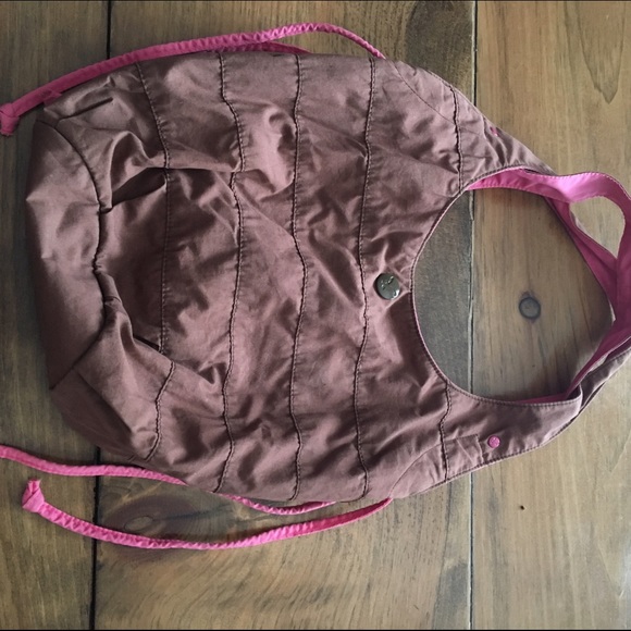 Brown and Pink American Eagle Bag