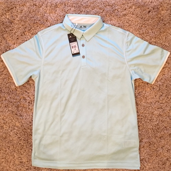 adidas Climacool Frost Blue Golf Polo