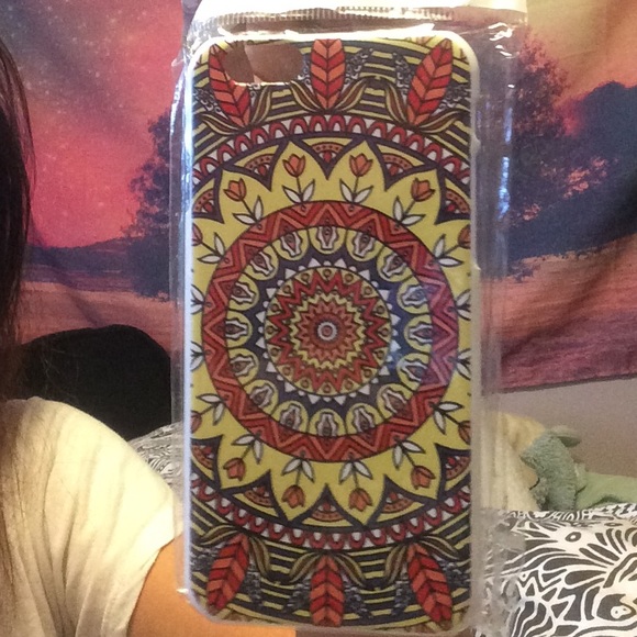 iPhone 6 hard mandala case