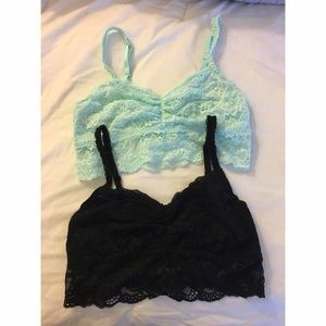 Victoria's Secret Pink lace bralette bundle