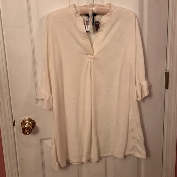 Ralph Lauren cotton beach coverup