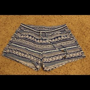 old navy blue patterned shorts
