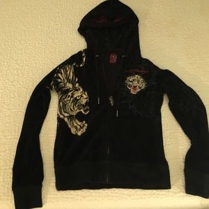 Ed hardy zip up