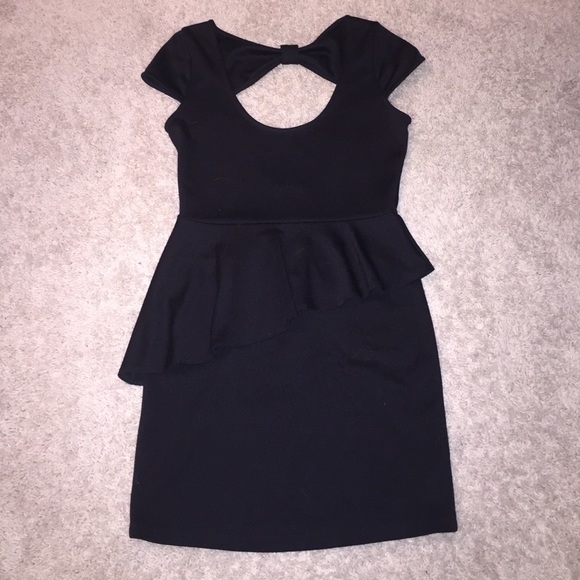 Black cocktail dress