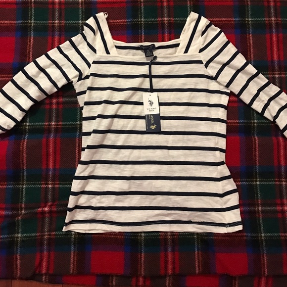 Women's Small  U.S. Polo Assn 3/4 Sleeve Shirt