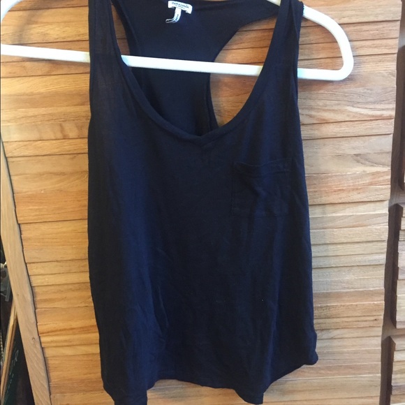Black racerback tank