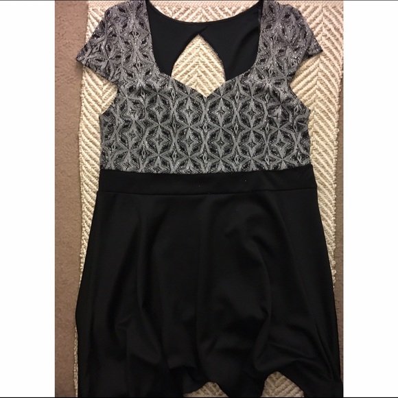 Sparkley little black dress