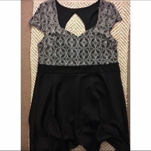 Sparkley little black dress