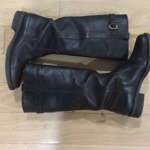 J Crew Dark brown riding boots