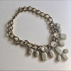 NWOT Gray Banana Republic Statement Necklace