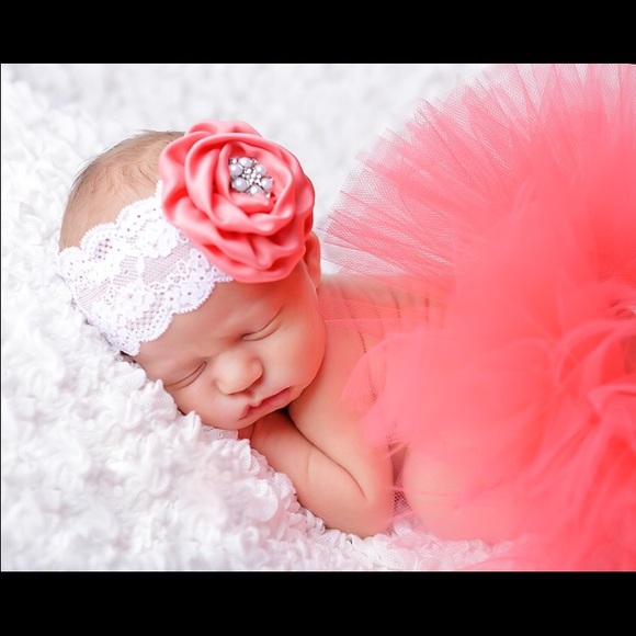 Baby tutu and headband photo props