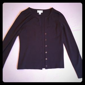 Dark brown LOFT cardigan