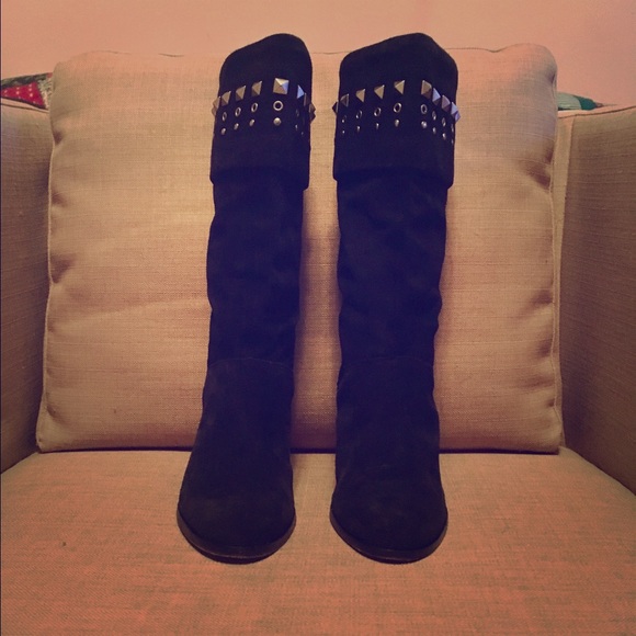 🎉Host Pick🎉Michael kors black suede slouch boots
