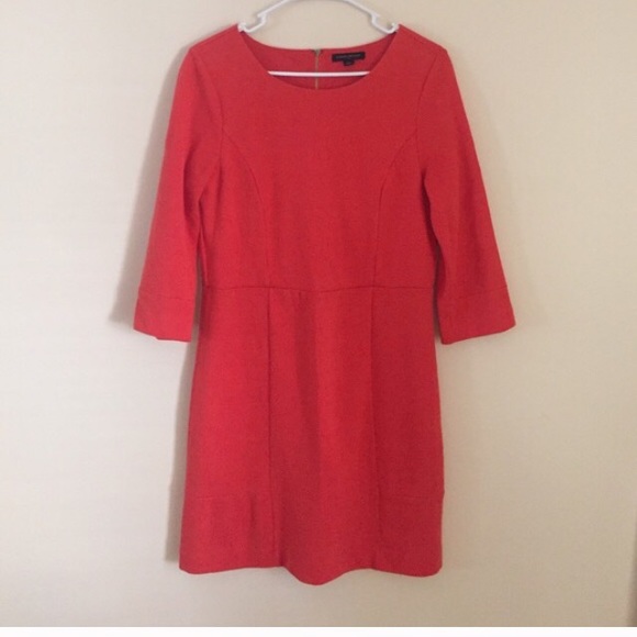Orange Banana Republic dress