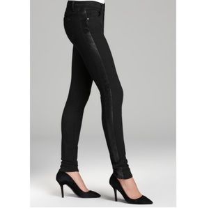 Juicy couture black tux skinny jeans size 28