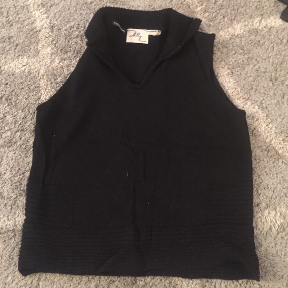 Milly black sleeveless top