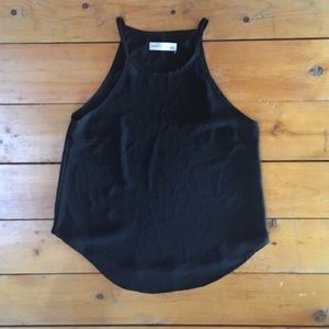 »--» A&F Black High-Neck Racerback Tank «--«