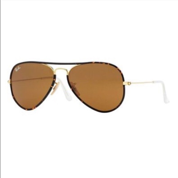 NEW RayBan Polarized Avaitor in Tortoiseshell
