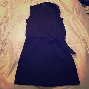 Theory faux-wrap dress