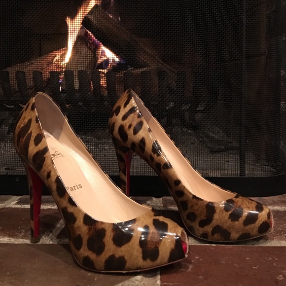 Christian Louboutin Peep-Toe Heels