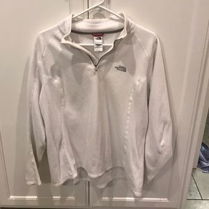 North Face fleece half zip pullover