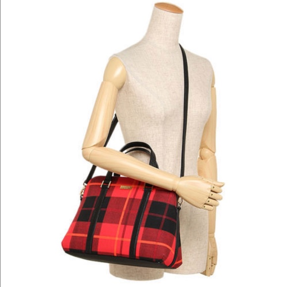 Kate Spade Newbury Lane Plaid Small Rachelle - Picture 3 of 4