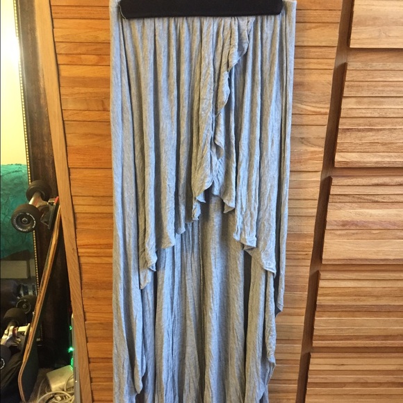 Brandy Melville uneven cut maxi skirt