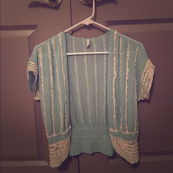 Going to goodwill Vintage lace top
