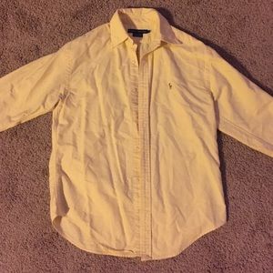 Ralph Lauren Yellow Button Down