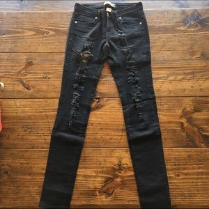 Distressed Skinny Jeans
