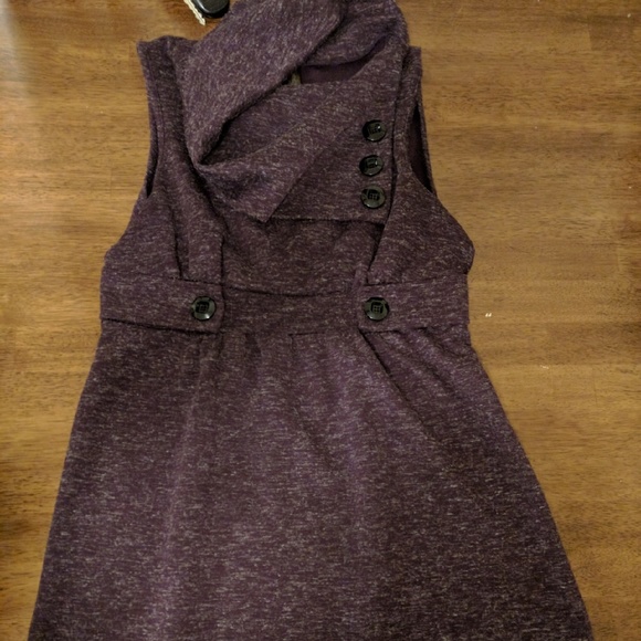 Cowl collar neck dress