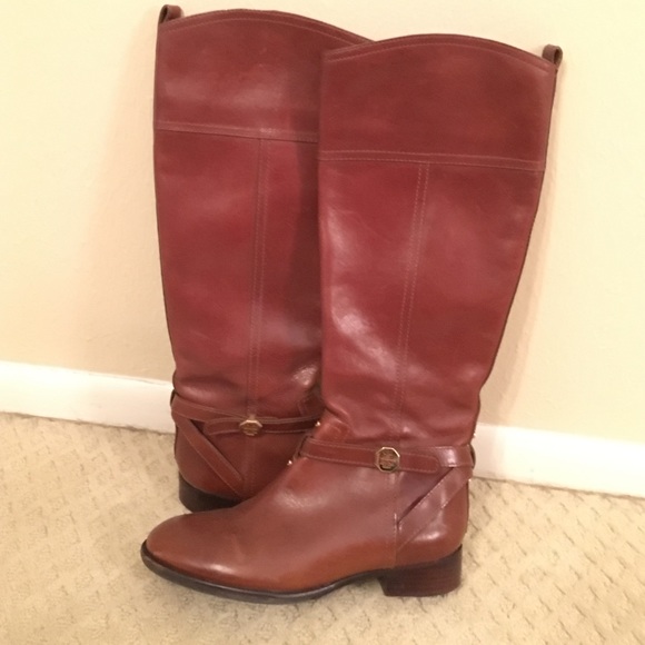 Tory Burch leather riding boots size 8
