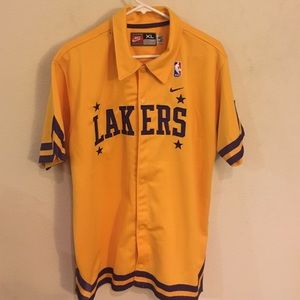 Los Angeles Lakers Collared Buttoned Top
