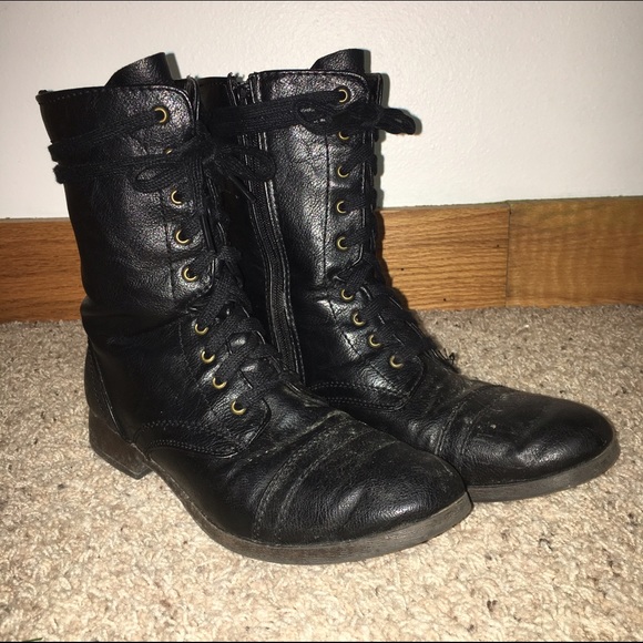 Black Combat Boots