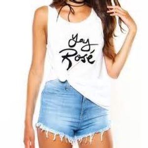 Yay Rose! MINKPINK tank 🍾