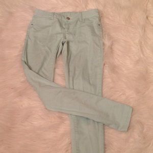 Mint blue pants