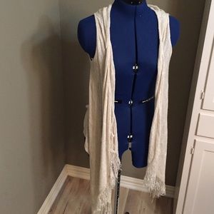 Knit Sleeveless Cardigan