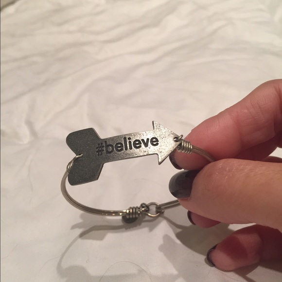 Luca + Danni Believe Arrow bracelet