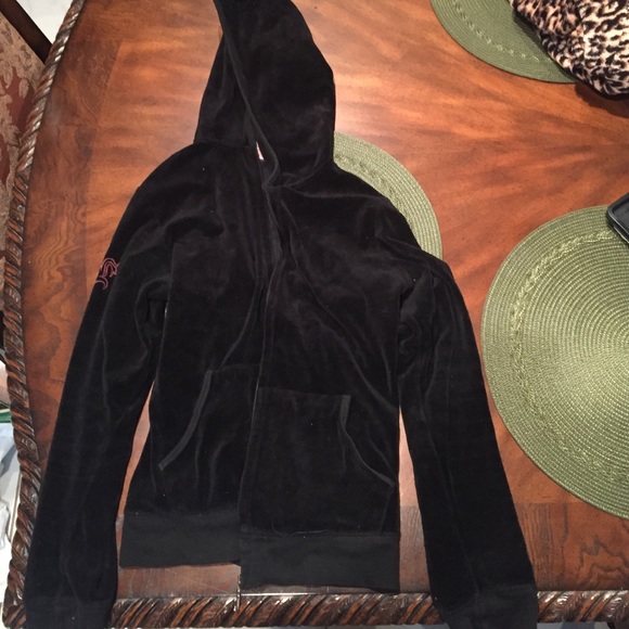 BLACK JUICY COUTURE ZIPPER SWEAT JACKET‼️‼️🎁🎉🎉