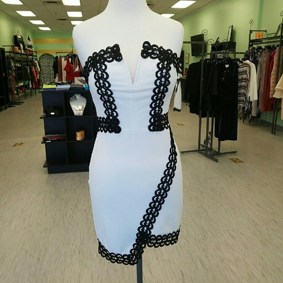 Black and white Dress