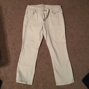 White LOFT pants